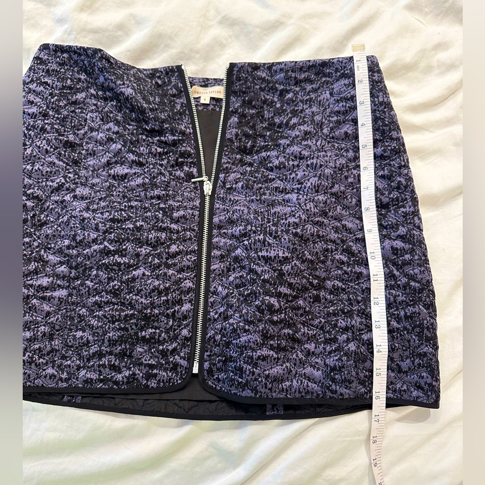 Rebecca Taylor puff quilted skirt 8